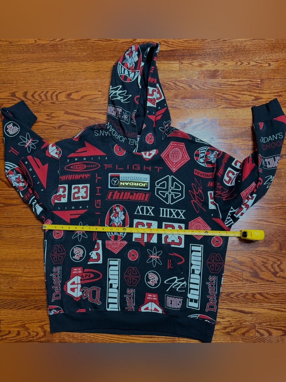 GORGEOUS AIR FLIGHT
JORDAN HOODIE!!! Graphic Allover Print!!! - Picture 4 of 4